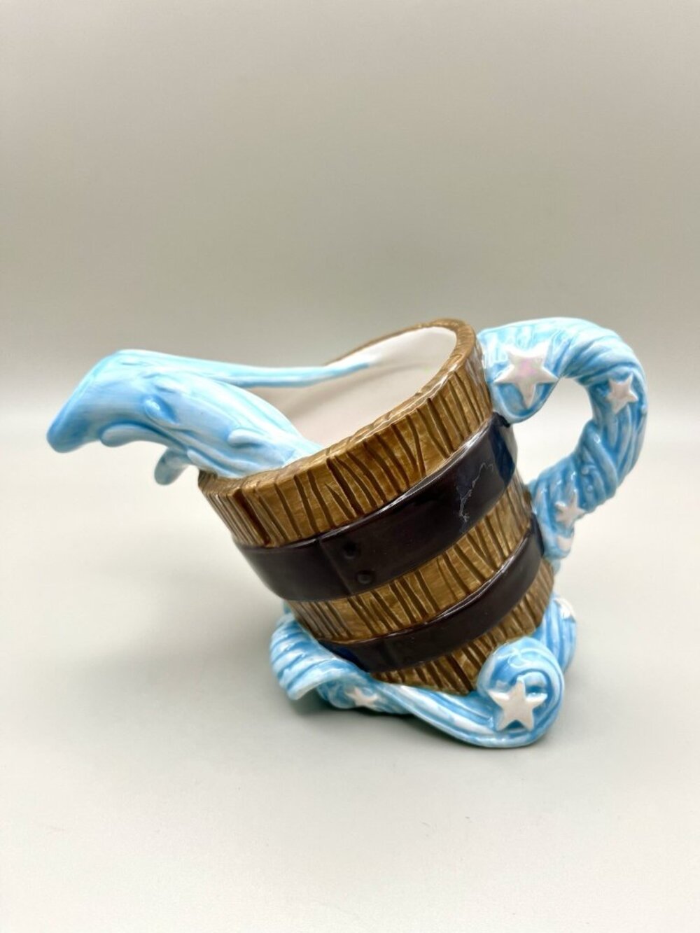 VTG 80s Disney Fantasia Sorcerer’s Apprentice Ceramic Cream Pitcher Magic Bucket